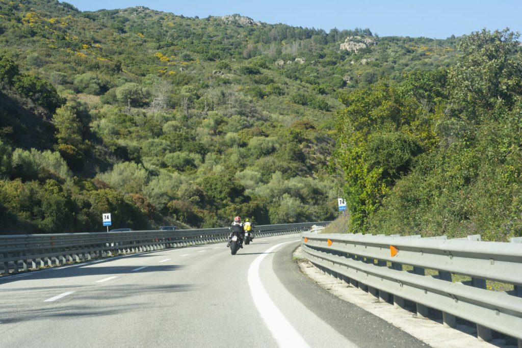 Image: Sardinia without a car by bike.