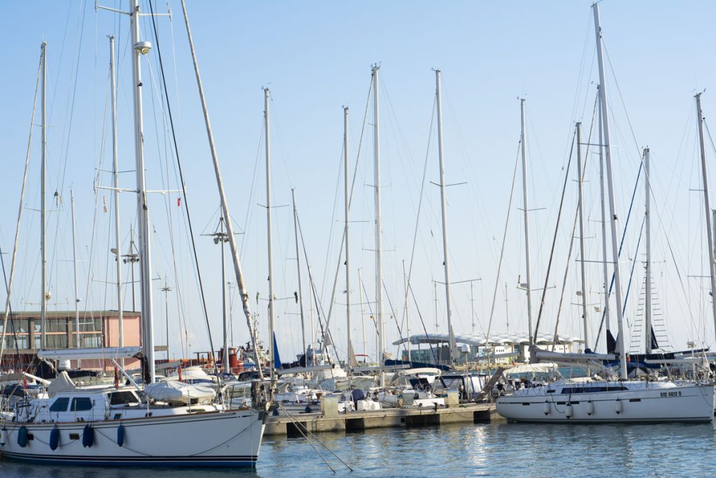 Image: Cagliari port easy to reach from Cagliari airport among the other airports in Sardinia.