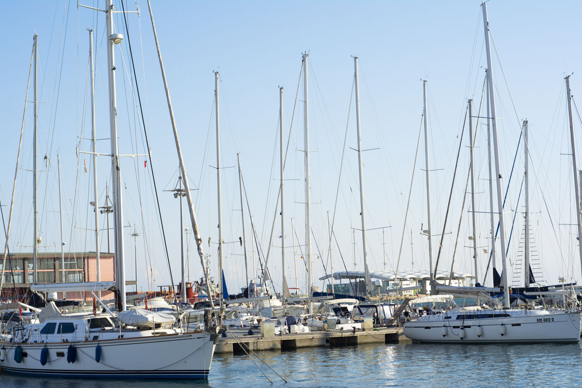 Image: Cagliari port easy to reach from Cagliari airport among the other airports in Sardinia.